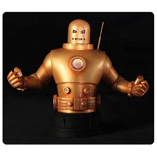 Iron Man Mark II Gold Armor Mini Bust