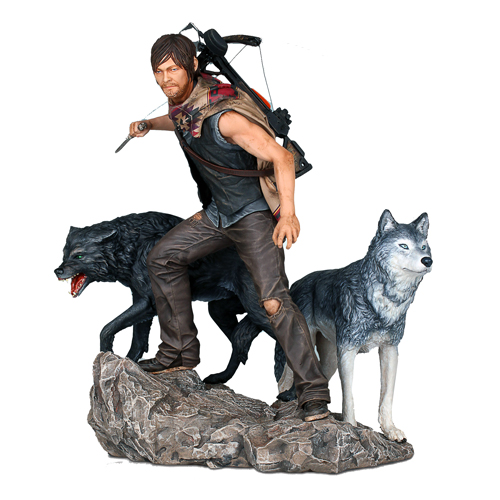 The Walking Dead Daryl Dixon and the Wolves Statue