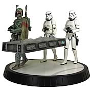 Star Wars Boba Fett with Han Solo in Carbonite Statue