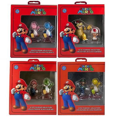 Super Mario Bros. Mini Figures 2-Pack Case