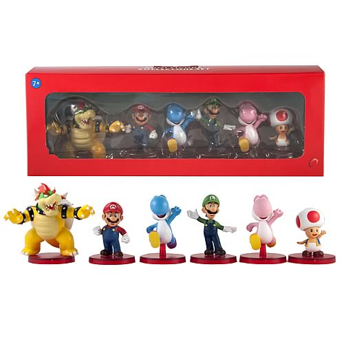 Nintendo Super Mario Bros. 2-Inch Figure 6-Pack Wave 2