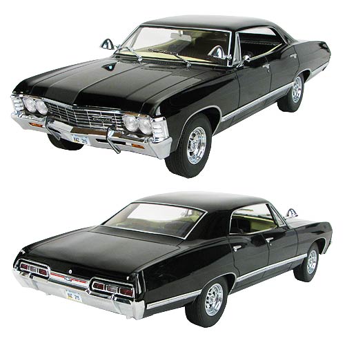 Supernatural Black 1967 Impala 1:18 Scale Die-Cast Vehicle