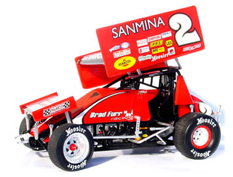 Brad Furr Winged Sprint Red