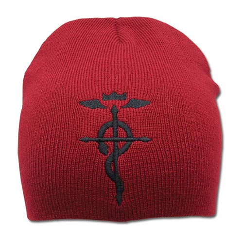 Fullmetal Alchemist Brotherhood Flamel Red Beanie Hat