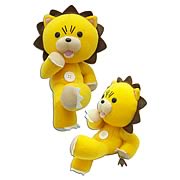 Bleach Kon Crossed Leg Pose Plush