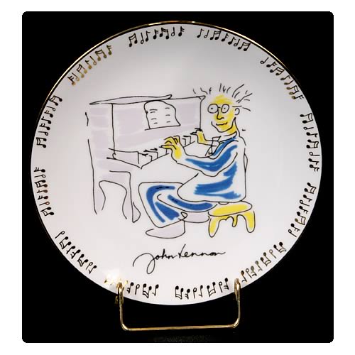 John Lennon Borrowed Time 8 1/8-inch Plate