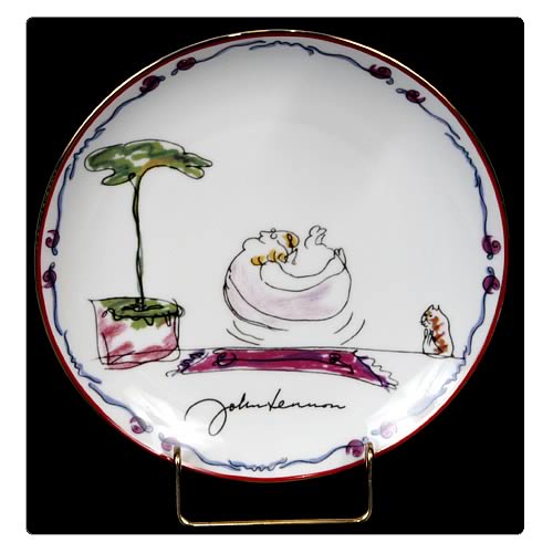 John Lennon Feeling Good 8 1/8-inch Plate