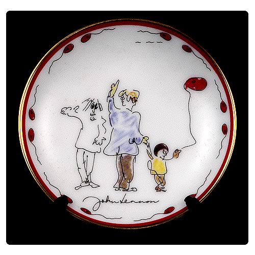 John Lennon Peace Brother 3 1/4-inch Plate