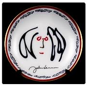John Lennon Self Portrait Too 3 1/4-Inch Plate