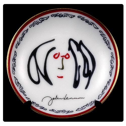 John Lennon Self Portrait Too 3 1/4-Inch Plate