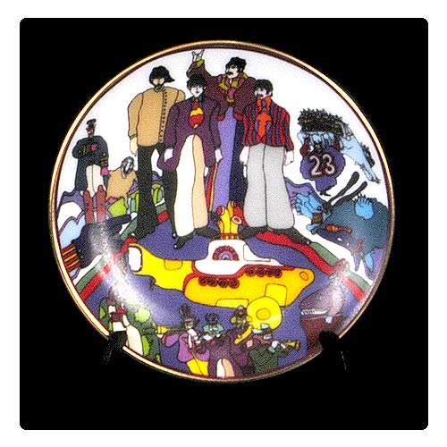 The Beatles All Together Now 3 1/4-inch Plate