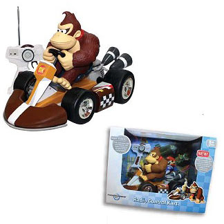 Super Mario Mario Kart Wii Donkey Kong Remote Control Car