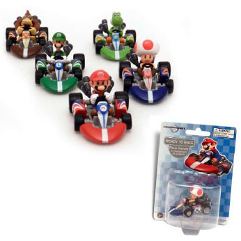 Super Mario Mario Kart Wii Die-Cast Vehicle Case