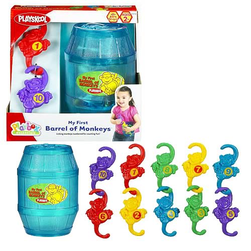 Playskool My First Barrel of Monkeys
