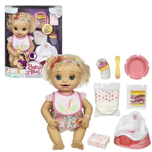 Baby Alive Learns To Potty Hasbro Baby Alive Dolls At