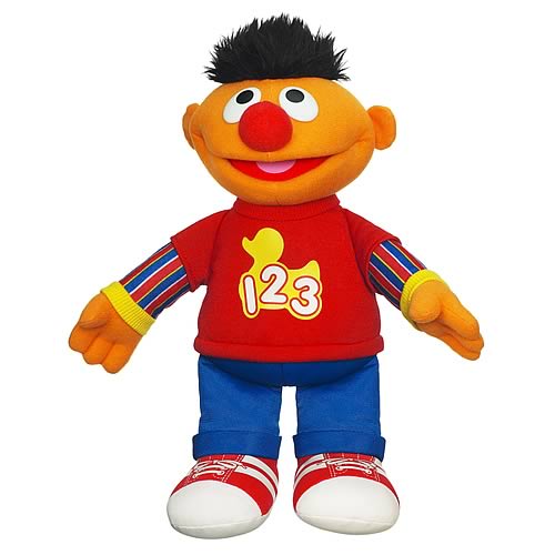Sesame Street Talking Rockin' Numbers Ernie Plush