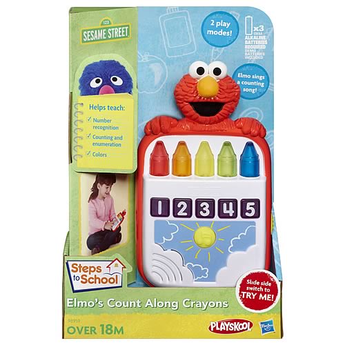 Sesame Street Elmo Count-Along Crayons