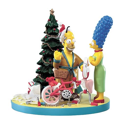 Simpsons Family Christmas Some Assembly Required Statue