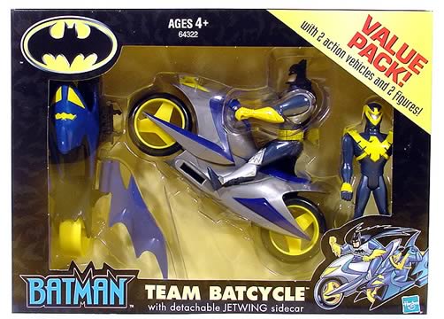 Batcycle, Side Car & Figures