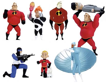 Incredibles 5-inch Deluxe Ast. 1