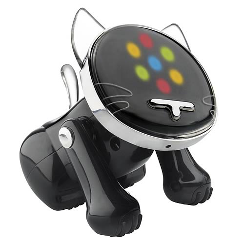 i-Cat Black Musical Robot Cat