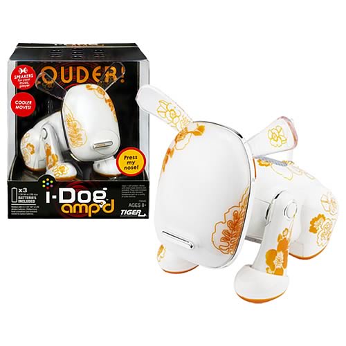 i-Dog Ampd Orange Tropics Electronic Musical Dog