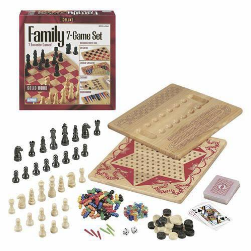 Deluxe Wood Family Game Center