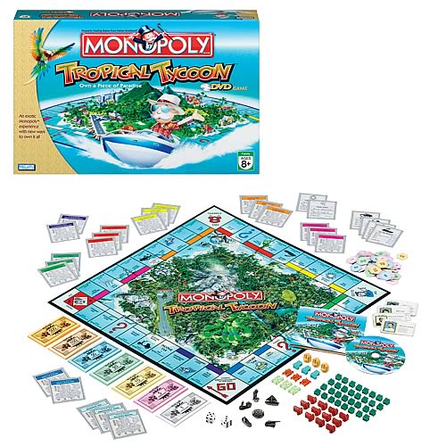 Monopoly Tropical Tycoon DVD Game