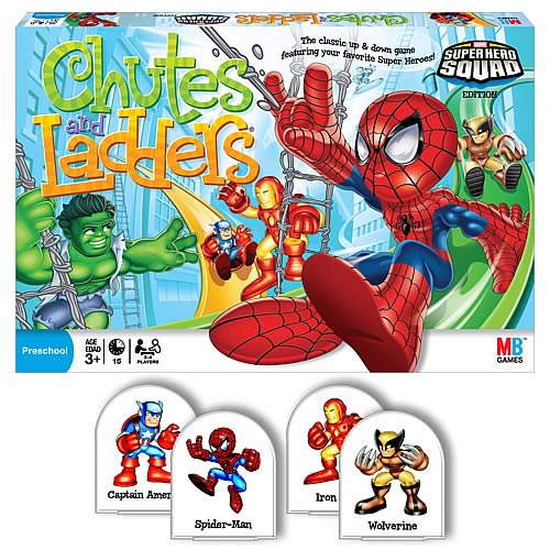 Marvel Superhero Squad Chutes and Ladders Game