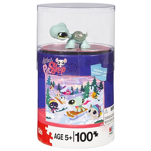 Littlest Pet Shop 100-Piece Puzzle with Special Pet