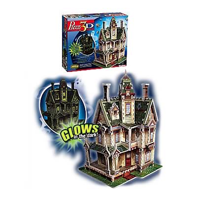 Puzz 3D Glow In The Dark Haunted House Puzzle