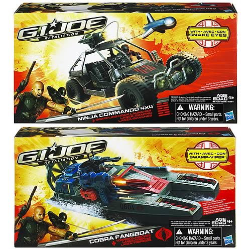 G.I. Joe Retaliation Bravo Vehicles Wave 1 Set