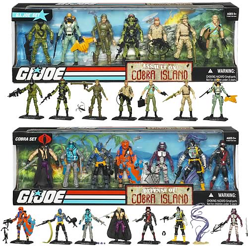 G.I. Joe Action Figures Exclusive Cobra Island Set, G.I. Joe, Action Figures, Hasbro