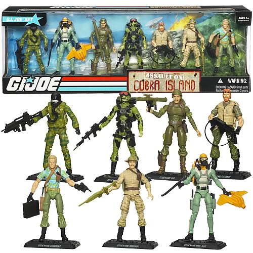 G.I. Joe Exclusive Assault on Cobra Island Action Figures, G.I. Joe, Action Figures, Hasbro