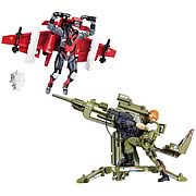 G.I. Joe Cobra CLAW Glider and Joe Flak Cannon Vehicles