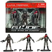 G.I. Joe Movie Rise of Cobra MARS Troopers Action Figure Set