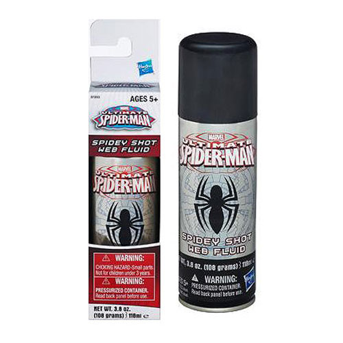 Ultimate Spider-Man Spidey Shot Web Fluid Can