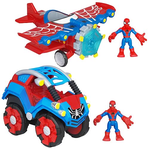 Spider-Man Super Hero Adventures Vehicles Wave 1