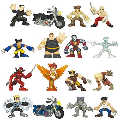 Wolverine Movie Figures: Superhero Squad Battle Packs Wave 2