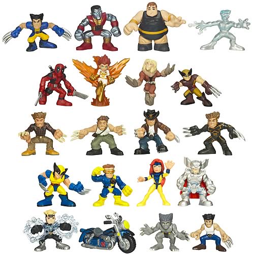 Wolverine Movie Figures: Superhero Squad Battle Packs Wave 3