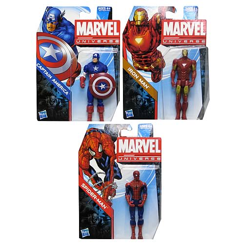 Marvel Universe Core Hero Figures Wave 1 Set