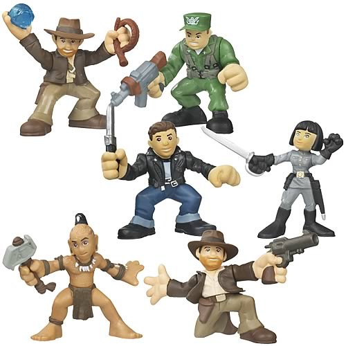 Indiana Jones Adventure Heroes Wave 3 Revision 1 Set, Indiana Jones, Mini-Figures, Hasbro