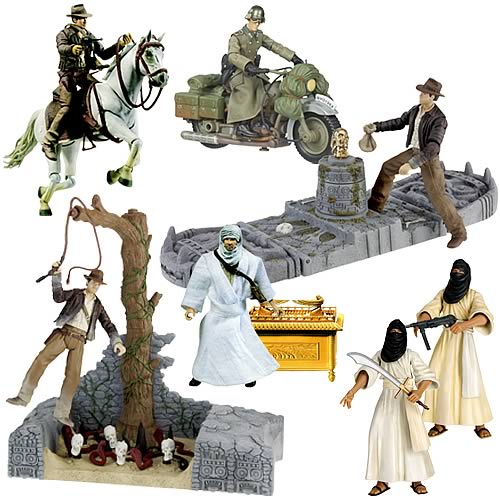 Indiana Jones Deluxe Action Figures Wave 3 Revision 1, Indiana Jones, Action Figures, Hasbro