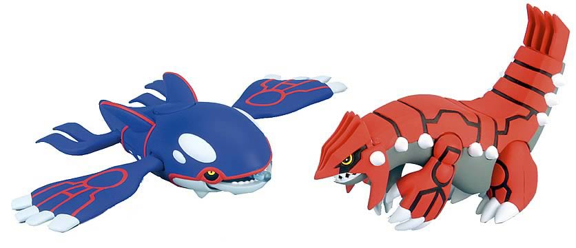 Groundon and Kyogre
