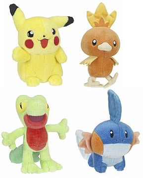 Pokemon Deluxe Plush Ast. 1