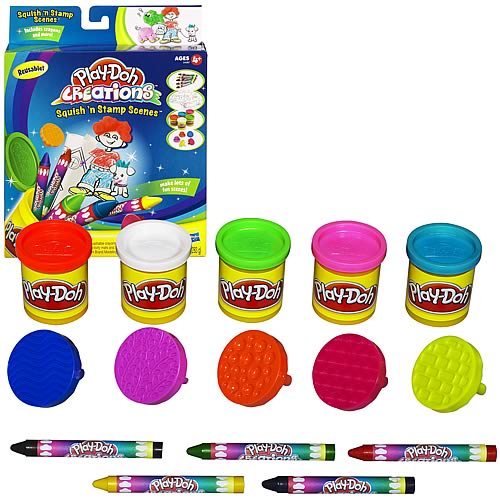 Play-Doh Squish and Stamp Scenes Set