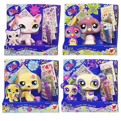 Littlest Pet Shop Deco Pets Wave 2, Littlest Pet Shop, Mini-Figures, Hasbro