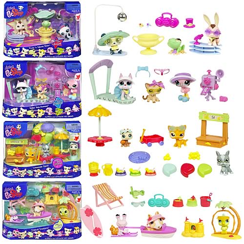 Littlest Pet Shop Playpacks Wave 4, Littlest Pet Shop, Mini-Figures, Hasbro