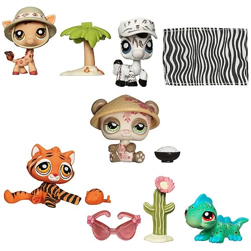 Littlest Pet Shop Postcard Pets Wave 1, Littlest Pet Shop, Mini-Figures, HASBRO