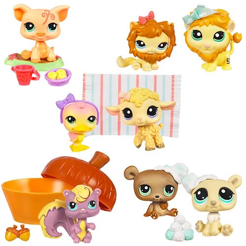 Littlest Pet Shop Collectible Figures B Wave 6 Revision 1, Littlest Pet Shop, Mini-Figures, Hasbro
